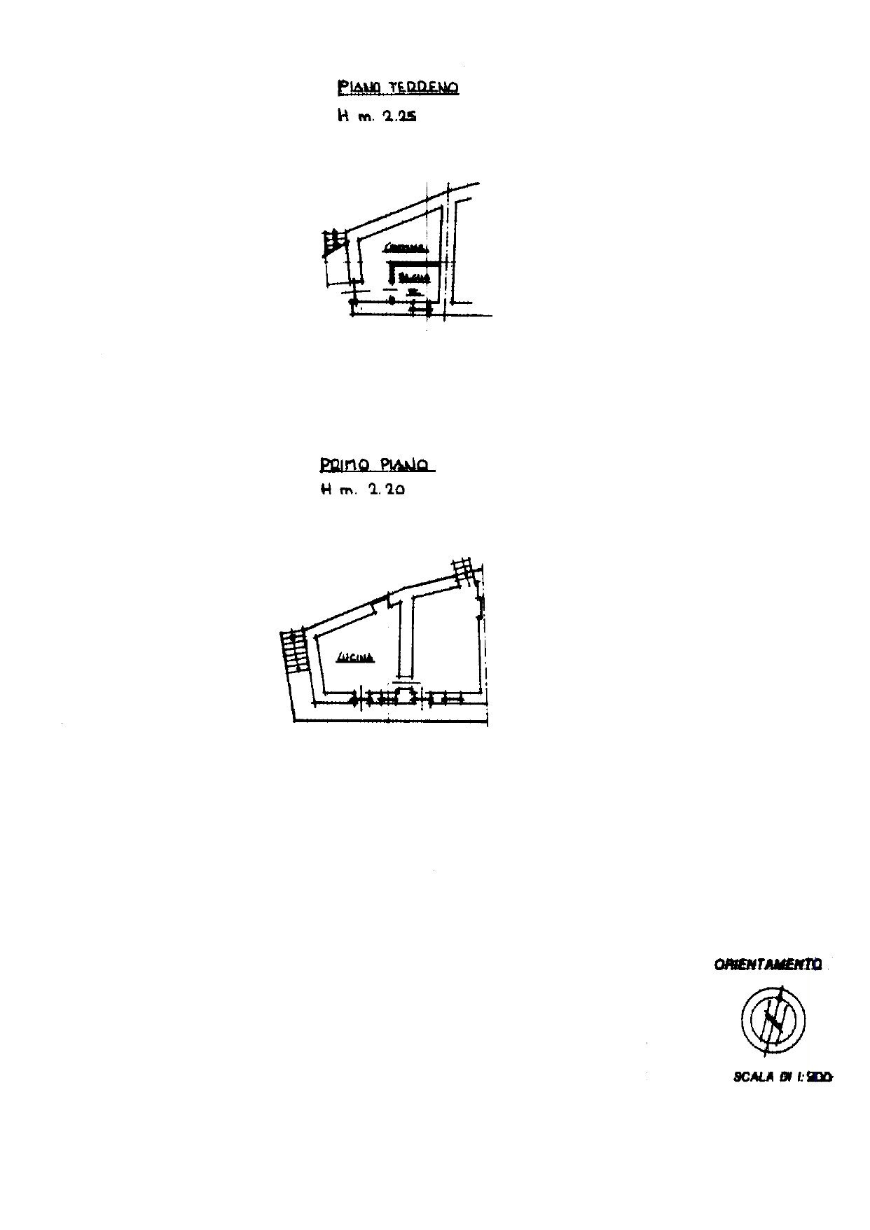 Casa semi indipendente Borgata Combavacce, s.n.c., Perosa Argentina - planimetria 1