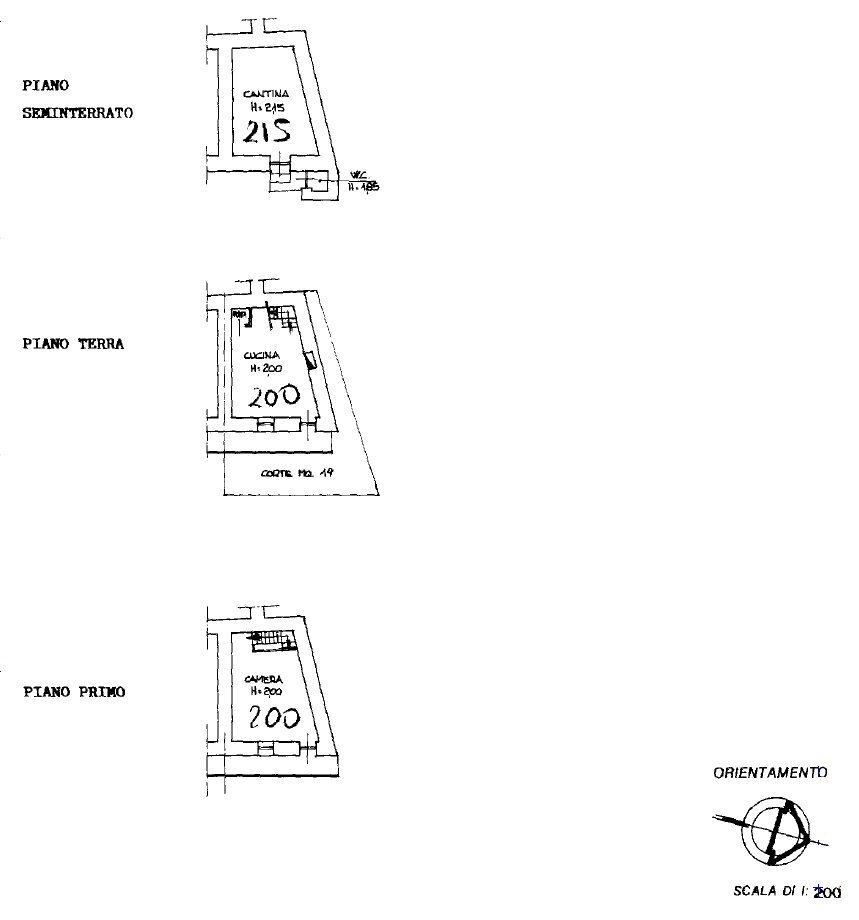 Casa semi indipendente Borgata Baisa, snc, Perosa Argentina - planimetria 1