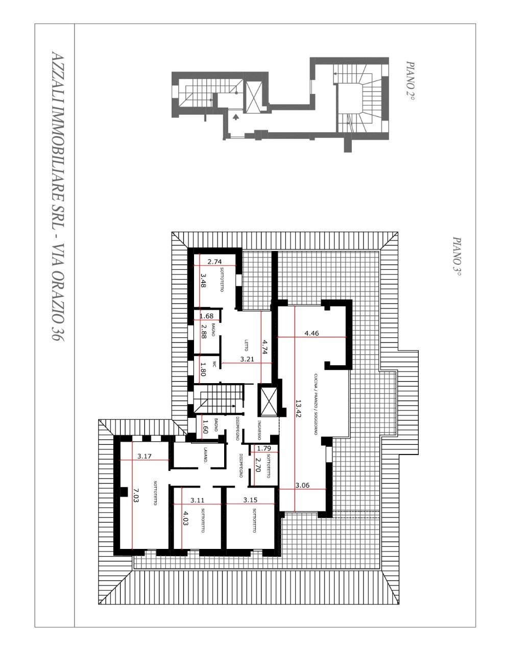 Attico Parma - planimetria 1