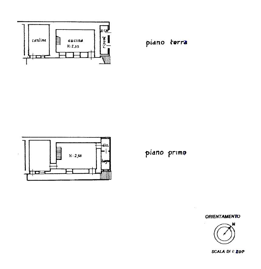 Casa semi indipendente Borgata Barral, 2, Perosa Argentina - planimetria 1