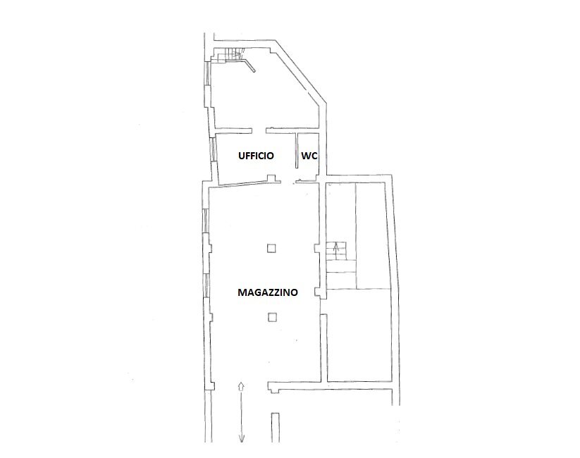Piantina - Warehouse Albissola Marina - floor plans 1
