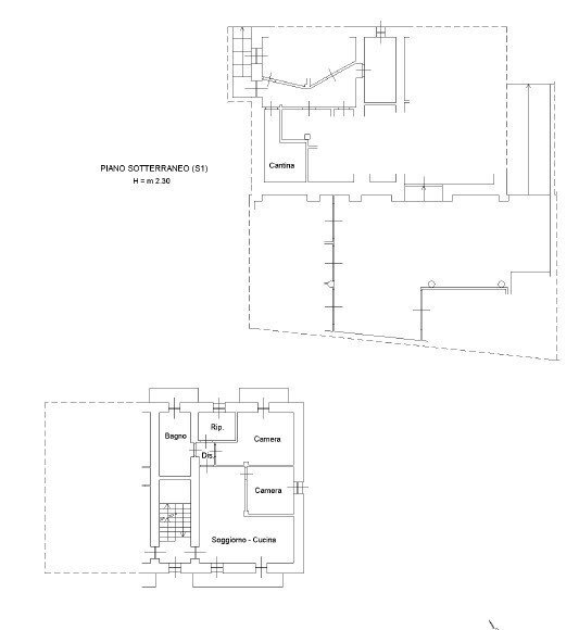Trilocale Frazione Neyran, Brissogne - planimetria 1