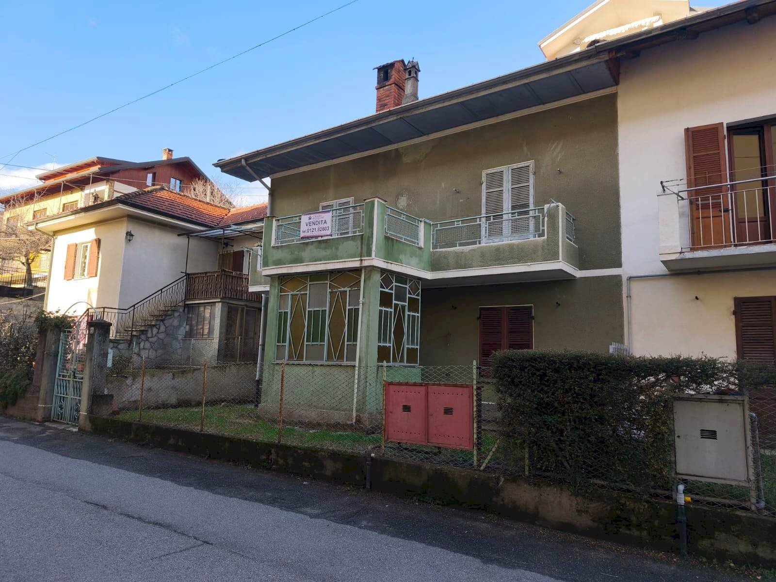 FACCIATA - Casa semi indipendente via della Repubblica, 5, Perosa Argentina - foto 2