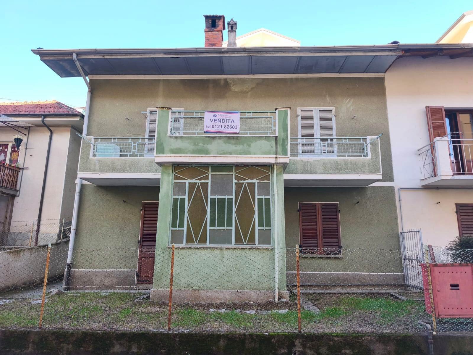 FACCIATA - Casa semi indipendente via della Repubblica, 5, Perosa Argentina - foto 1