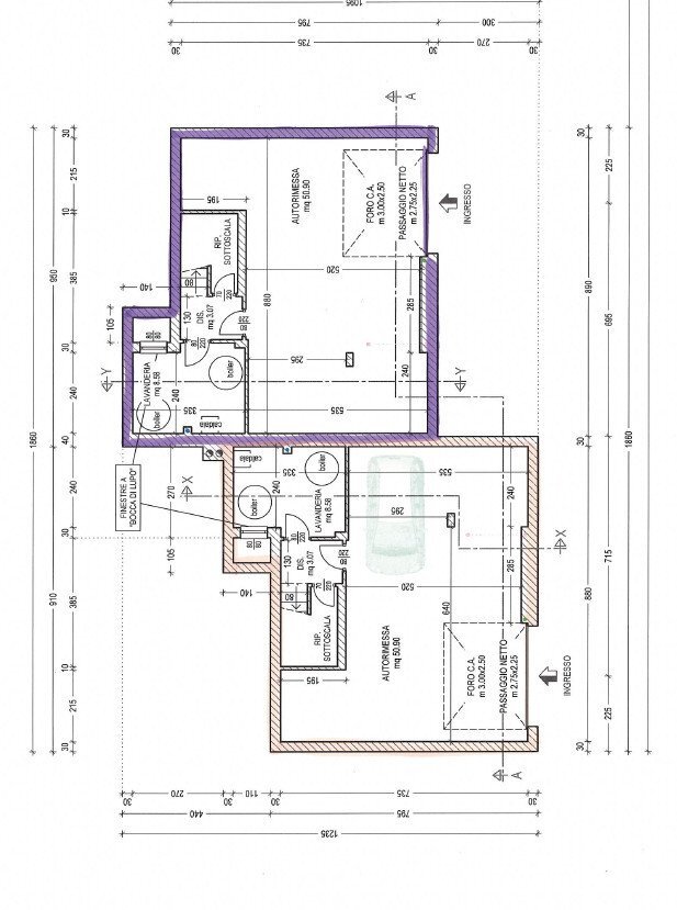 Villa Bifamiliare villaggio Champeille, Quart - planimetria 1