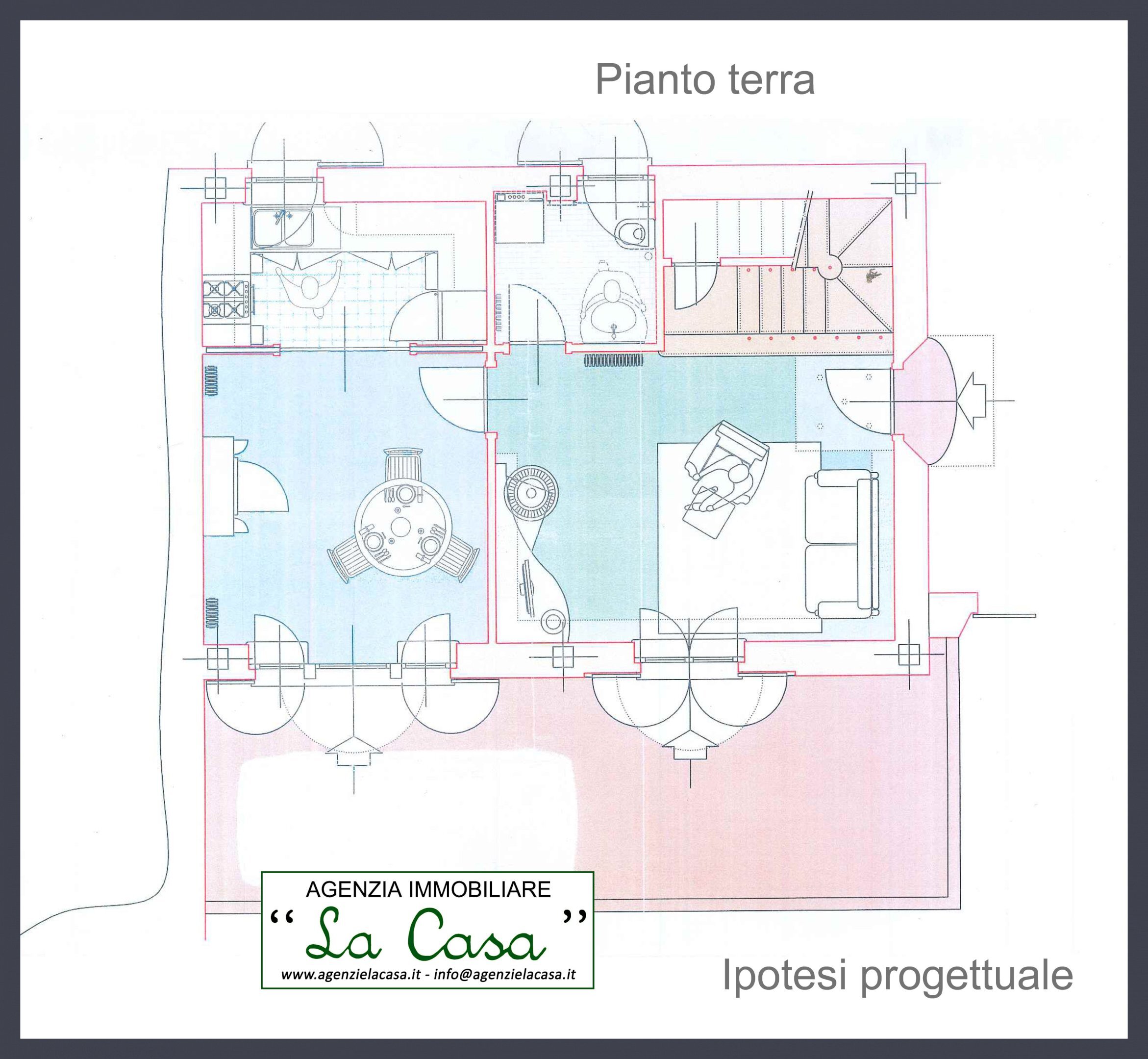 piano terra - Tettoia / Portico VIA GIOVANNI CANTA, Villanova d'Asti - planimetria 1