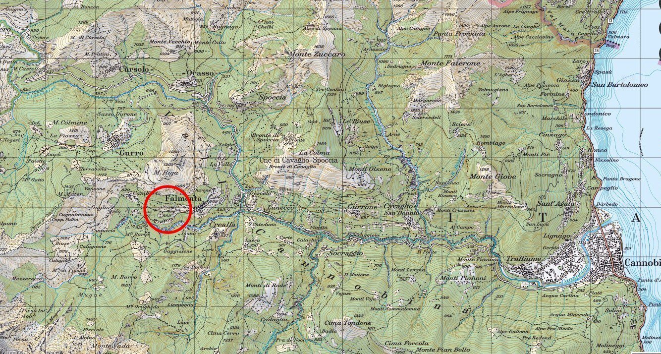 Casa indipendente via Brandibella, 2, Valle Cannobina - planimetria 1