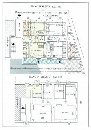 Bilocale corso San Secondo, Bra - planimetria 1