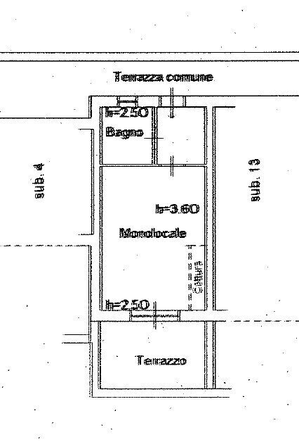plan immagine.jpg - One-room apartment Via Aurelia lato Pisa  284/A, Sarzana - floor plans 1