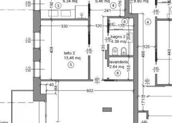 plan - Trilocale viale Vittorio Emanuele II, 22, Bergamo - foto 3