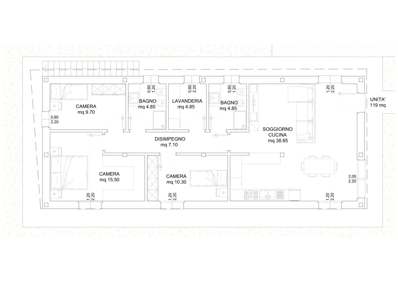 soluzione 1.jpg - Villa Contrada San Michele 6A, Cossignano - photo 3