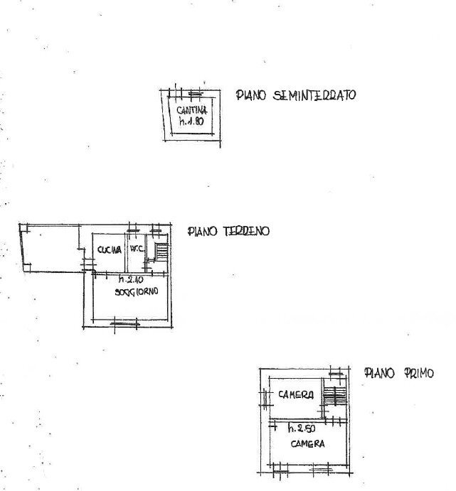 Independent house via Giuseppe Sacheri, 28, Pianfei - floor plans 1