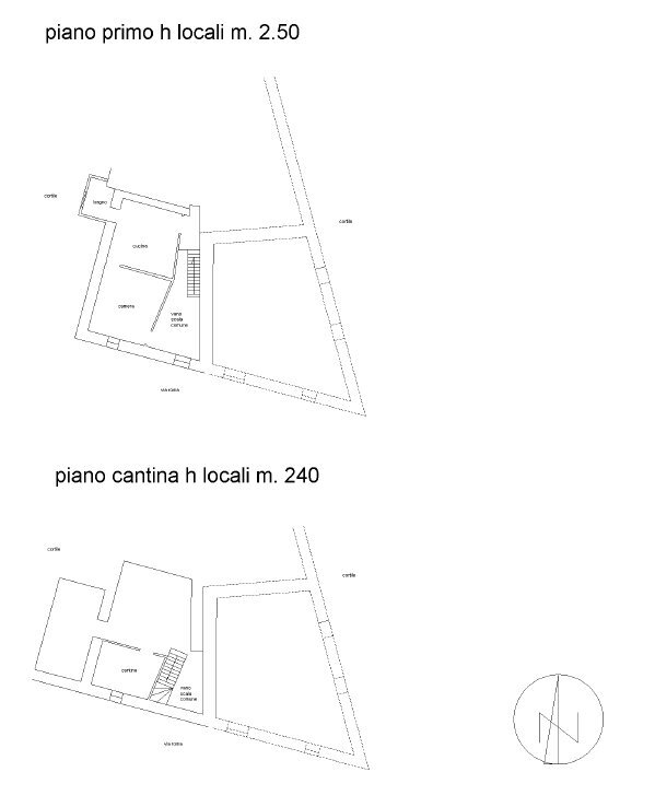 Bilocale via Roma, 25, Perosa Argentina - planimetria 1