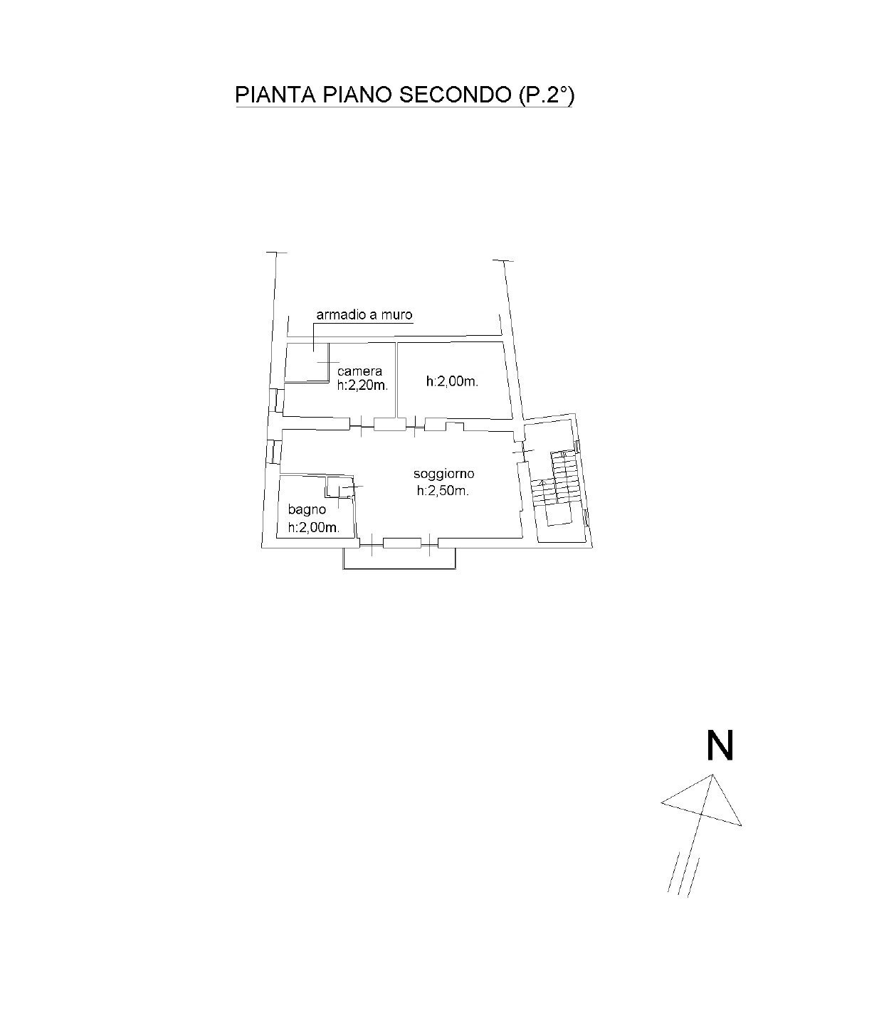 Trilocale frazione BALMA, 3, Roure - planimetria 1