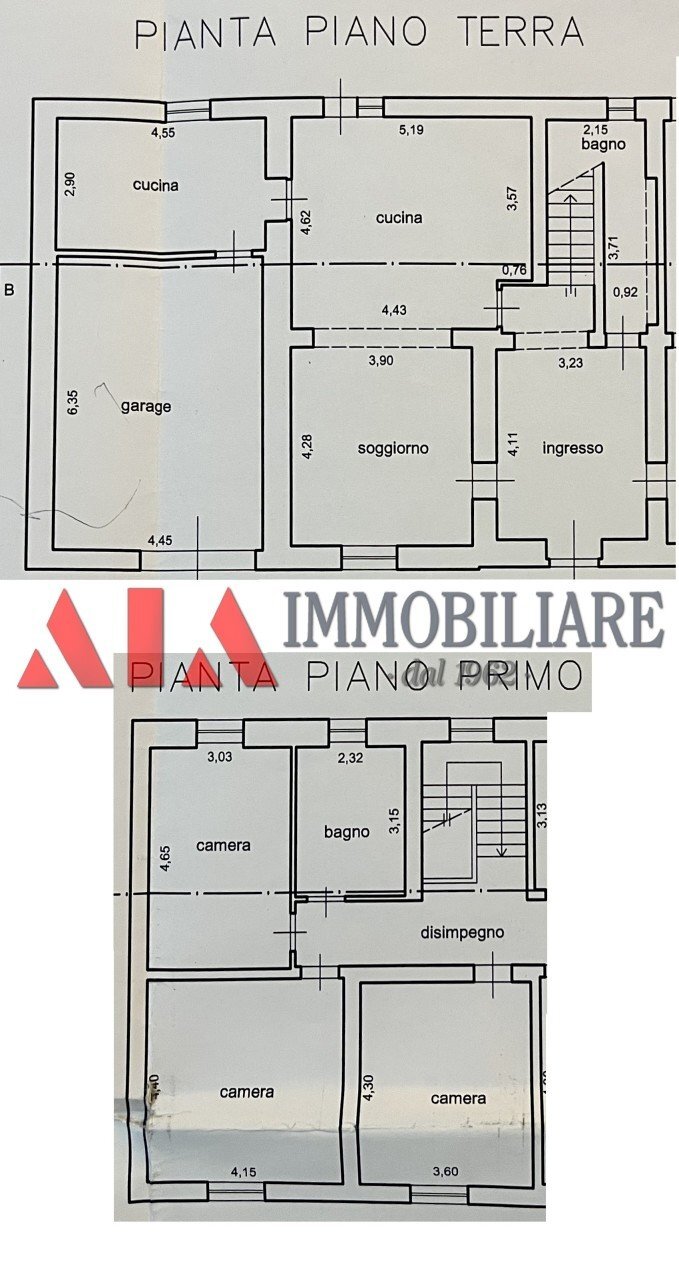 Planimetria abitazione principale - Villa Via delle Croci, Bientina - planimetria 1