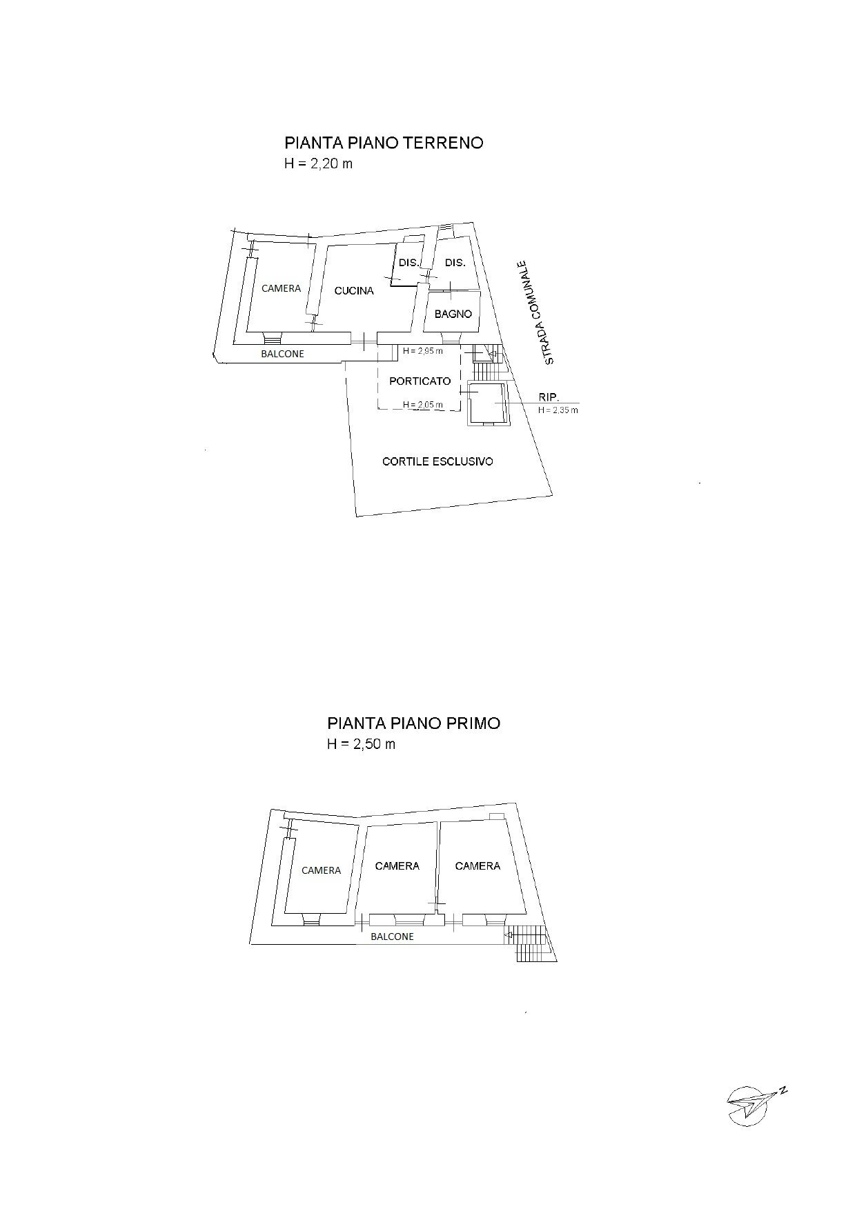 planimetria casa - Casa semi indipendente Frazione Balma, 66, Roure - planimetria 1