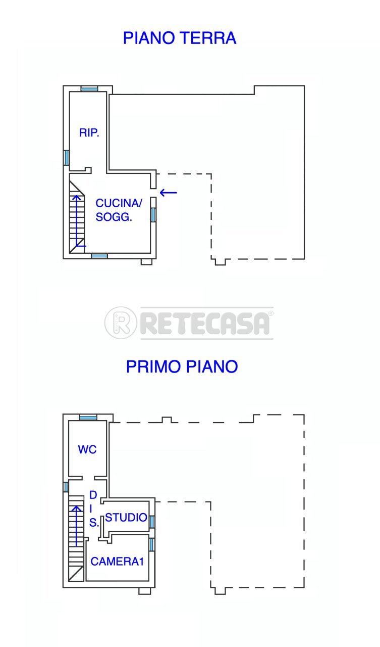 PLANIMETRIA - Porzione di casa Frazione Masarolis 67, Torreano - planimetria 1