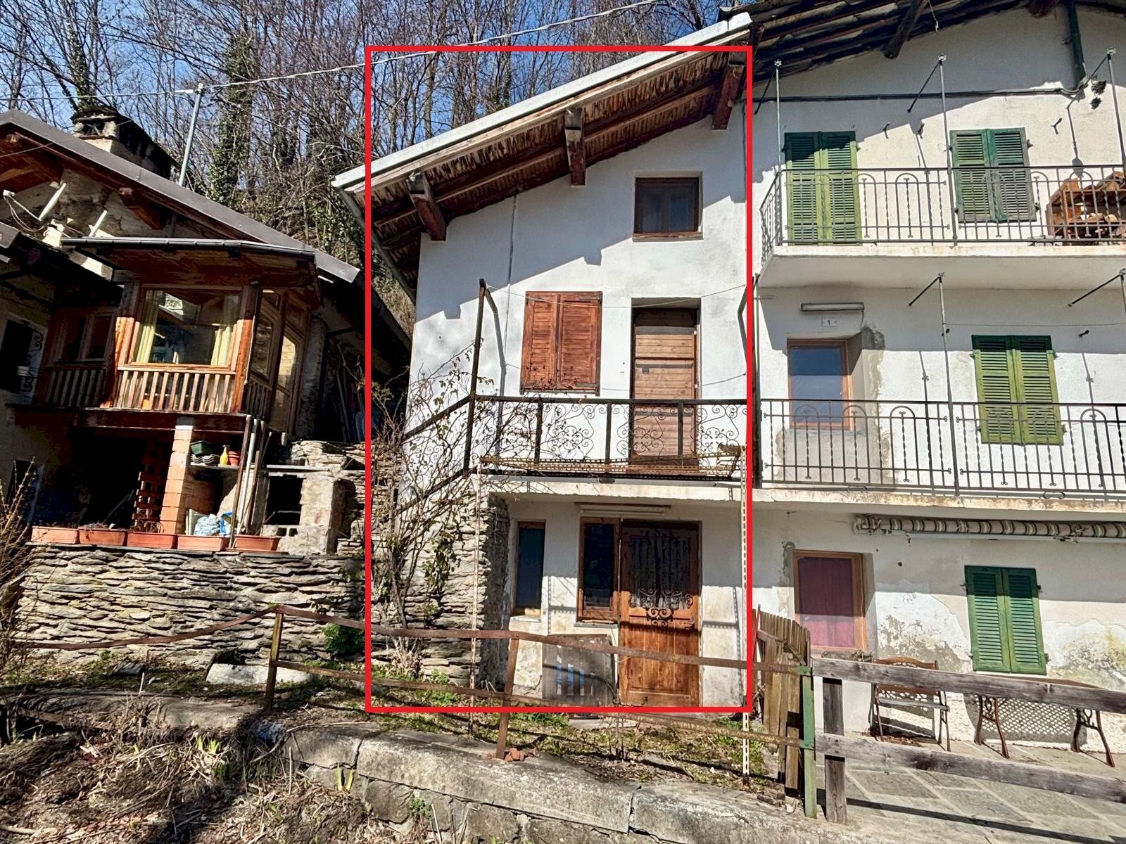 FACCIATA - Porzione di casa borgata Piccolo Passet, 1, Massello - foto 1