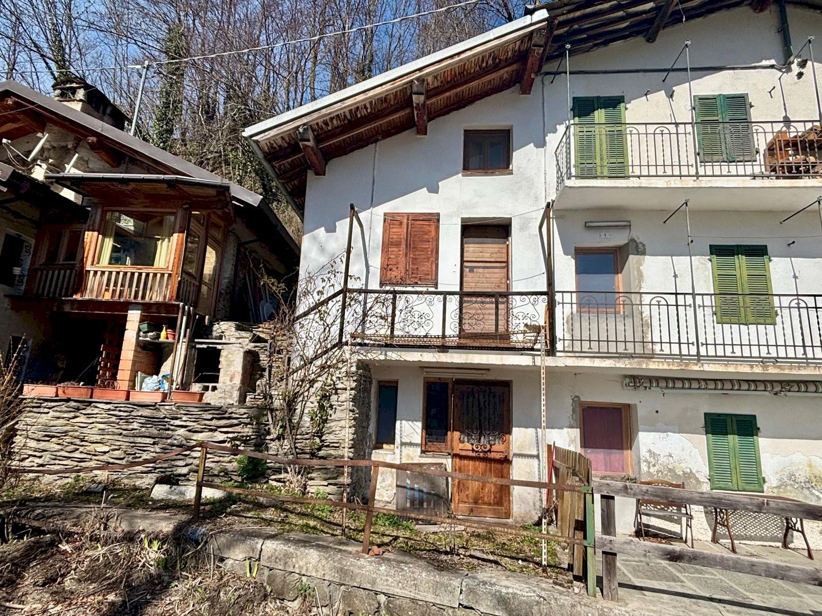 FACCIATA - Porzione di casa borgata Piccolo Passet, 1, Massello - foto 2