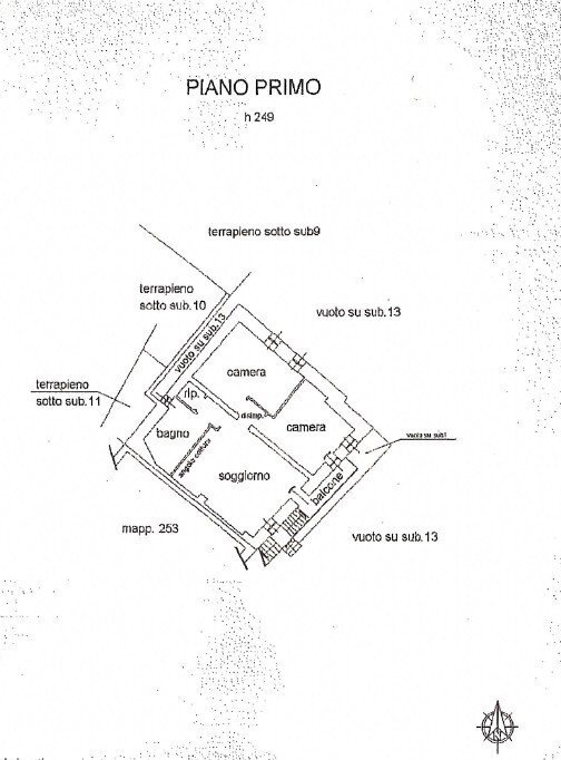 Trilocale Frazione Aillan, Doues - planimetria 1