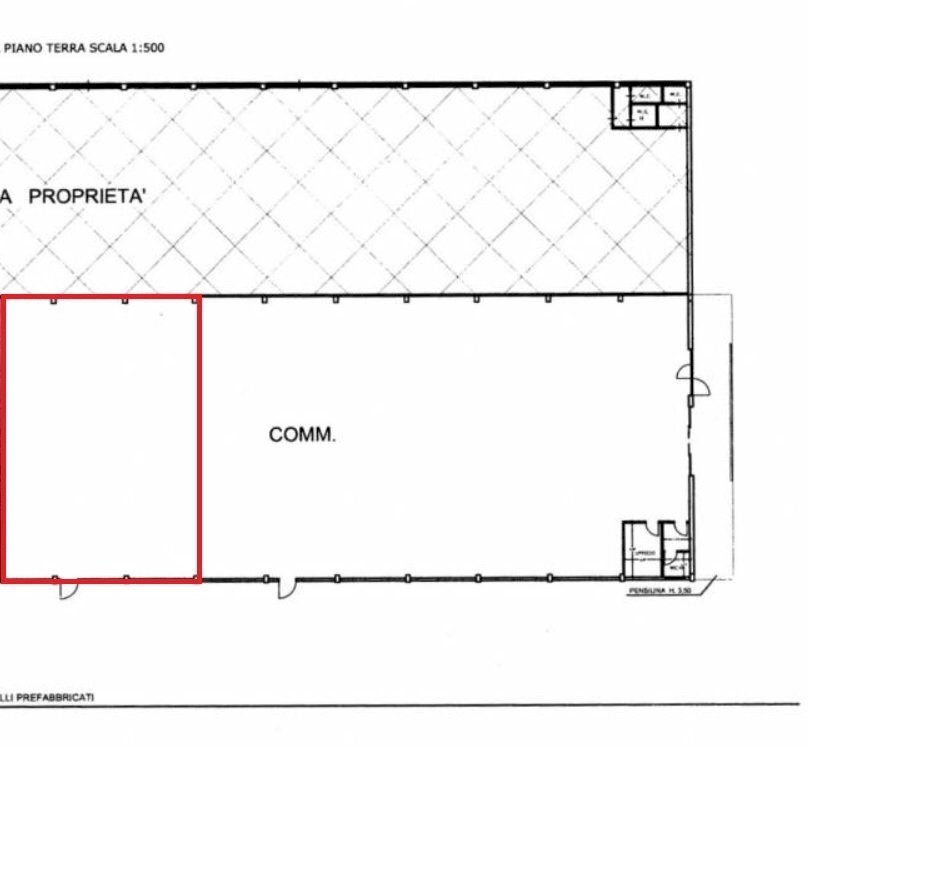 planimetria strada delle macchie 300 mq.jpg - Locale Commerciale Strada delle Macchie 11, San Benedetto del Tronto - foto 1