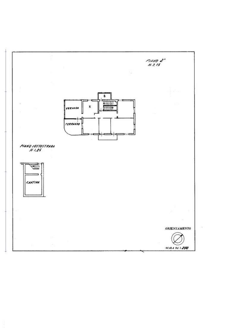 Planimetria - Four-room apartment via Piandifieno, 55, Ne - floor plans 1