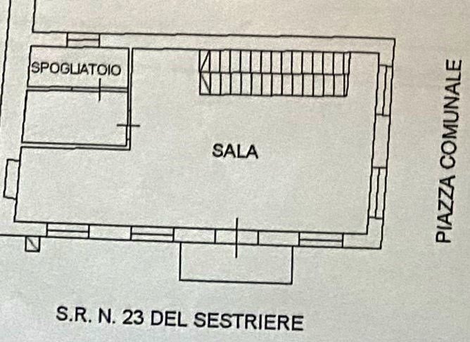 Restaurant Frazione Balma, 11, Roure - floor plans 1