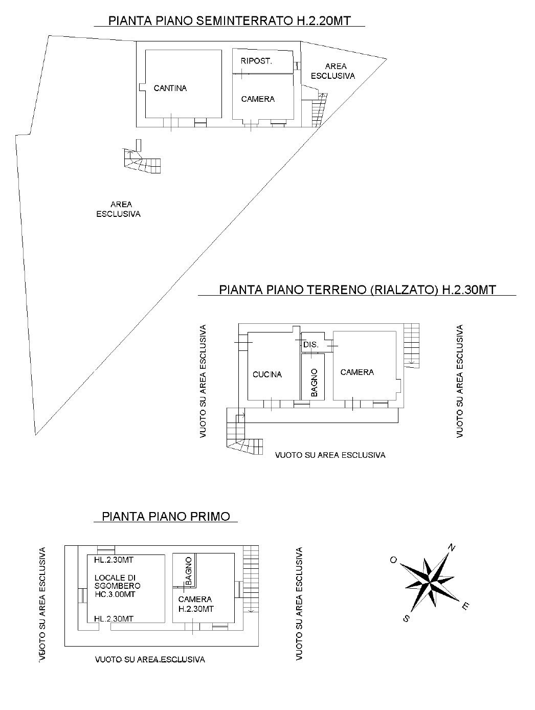 Independent house Borgata Combavacce, snc, Perosa Argentina - floor plans 1