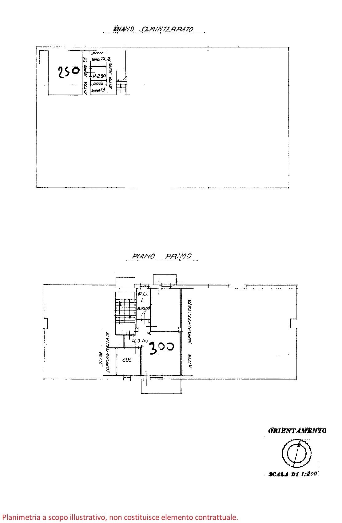 Trilocale Via della Pineta, 9, Perosa Argentina - planimetria 1