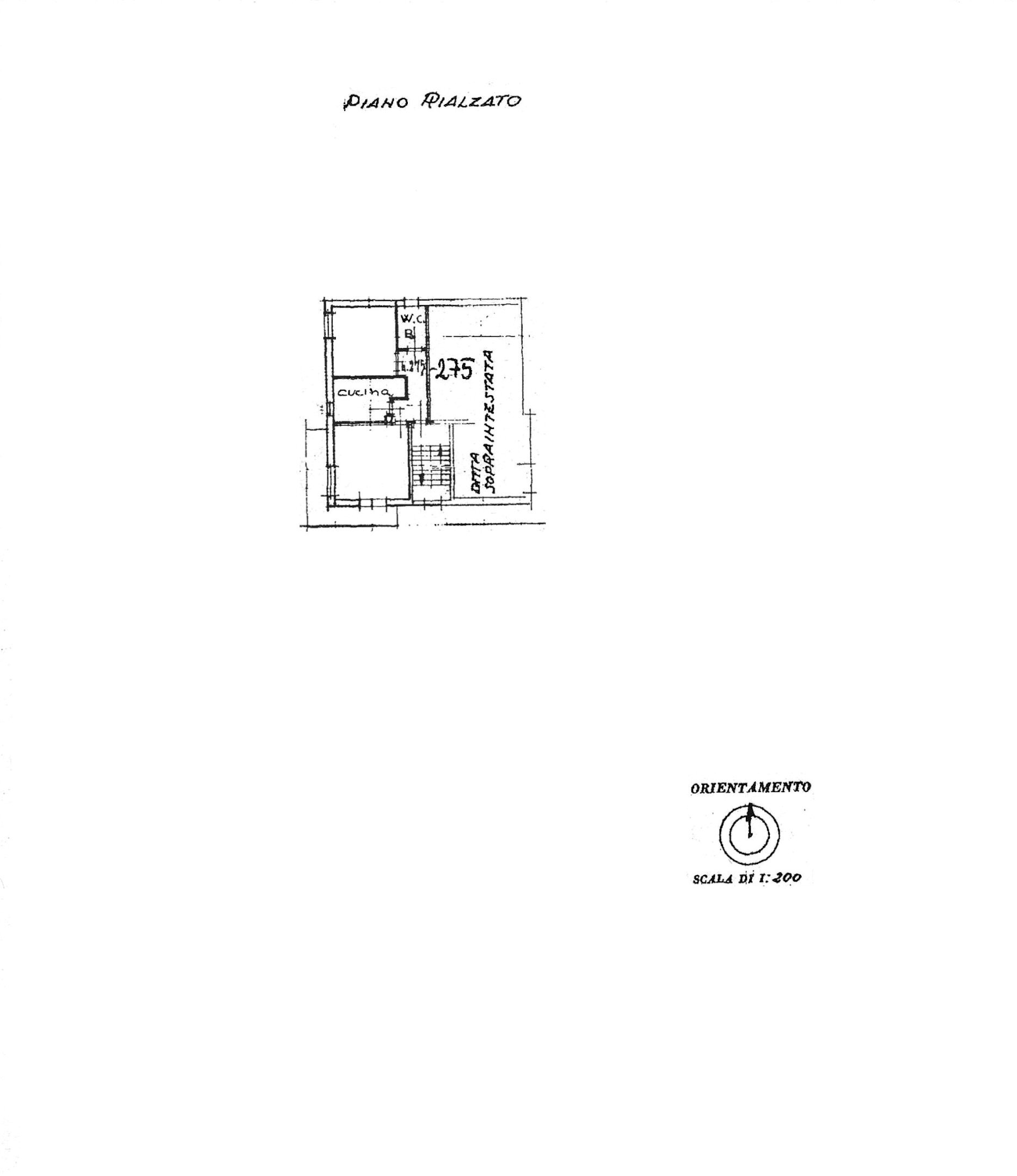 Trilocale Frazione Roreto, 10, Roure - planimetria 1