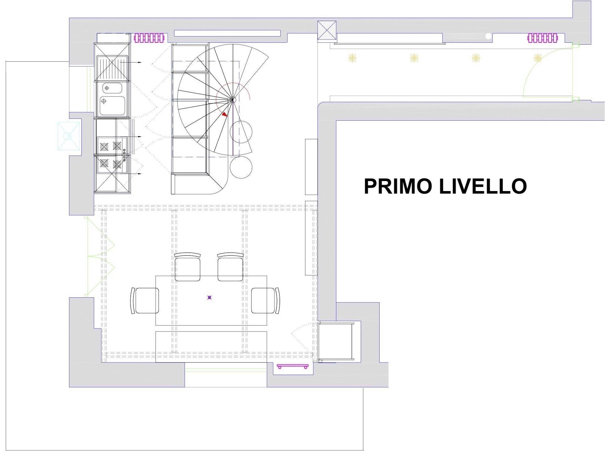 Trilocale via San Giovanni, 62, Limone Piemonte - planimetria 1