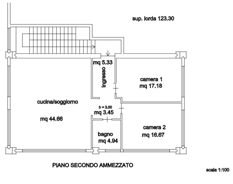 Alloggio Custode.png - Commercial Premises Via Vallestura 25 D, Masone - photo 2