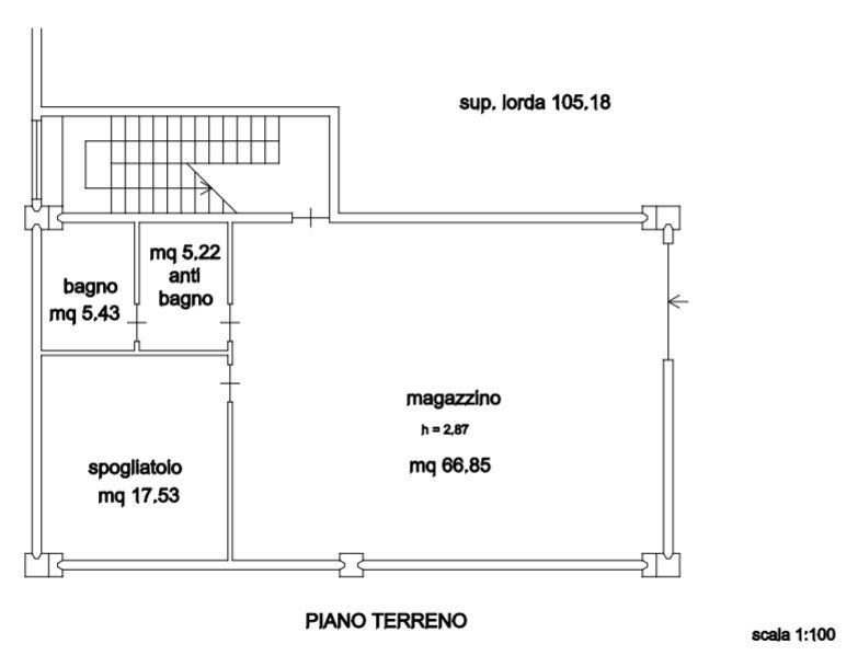 Magazzino P.T..png - Commercial Premises Via Vallestura 25 D, Masone - photo 3