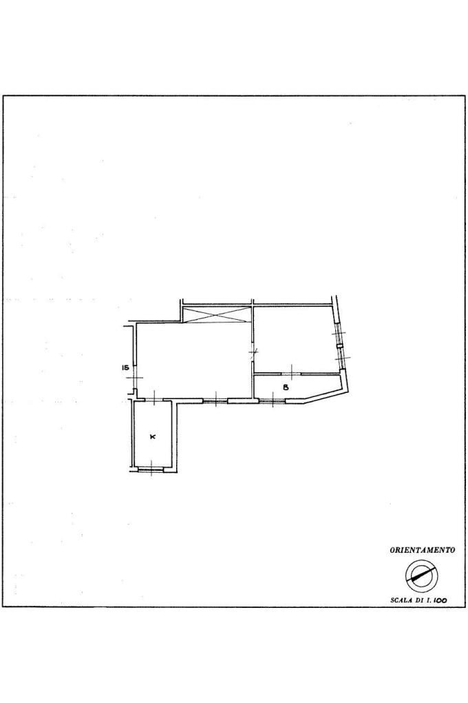 Appartamento via Luigi Bodio, 20, Roma - planimetria 1