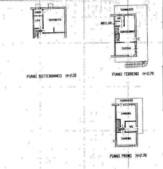 Villa Bifamiliare Località Grange, Saint-Marcel - planimetria 1