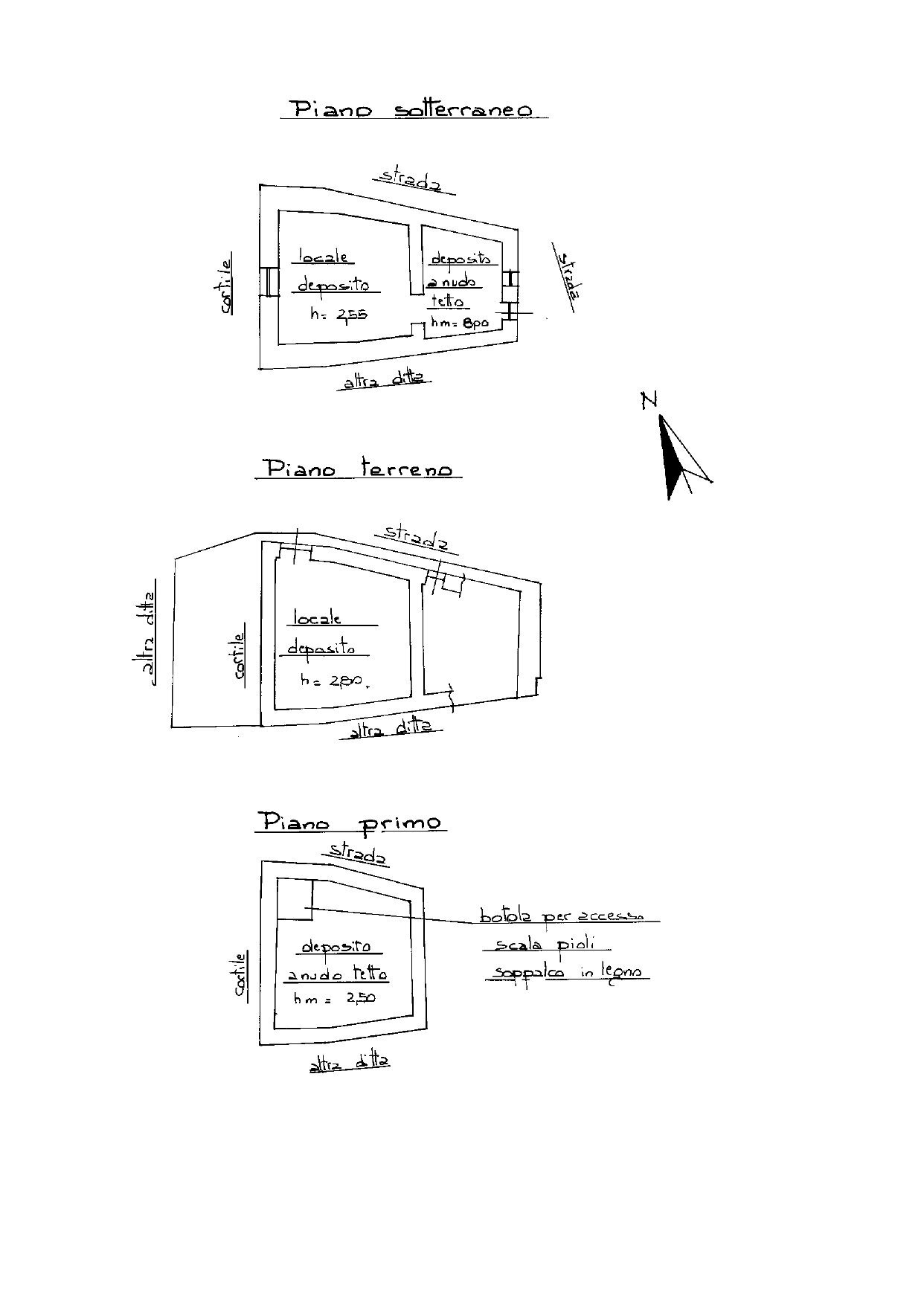 Rustico Borgata Villaretto Superiore, Roure - planimetria 1