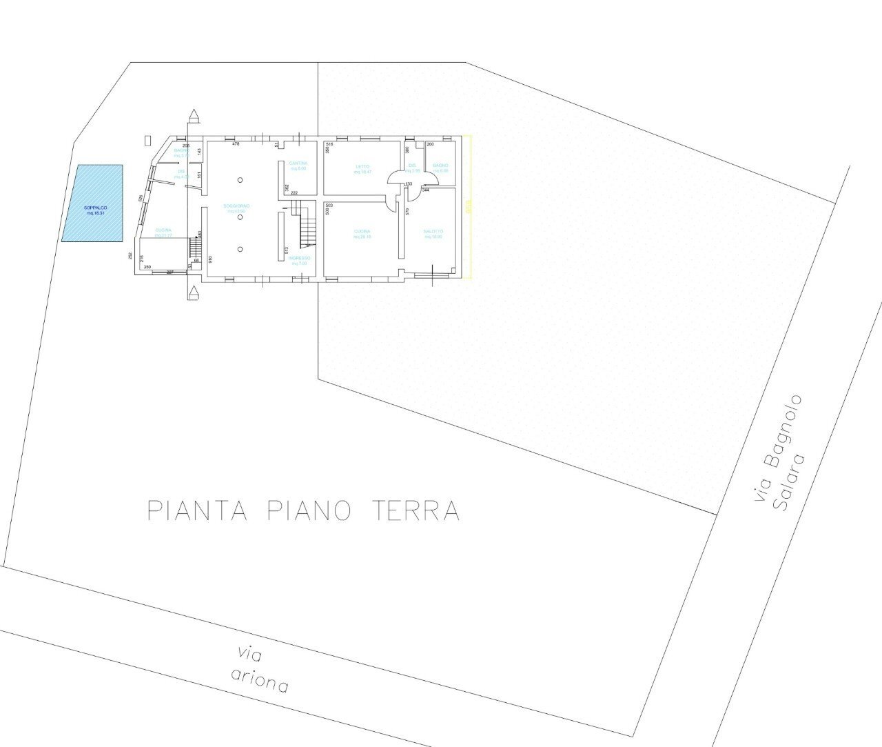 Villa Unifamiliare Ravenna - planimetria 1