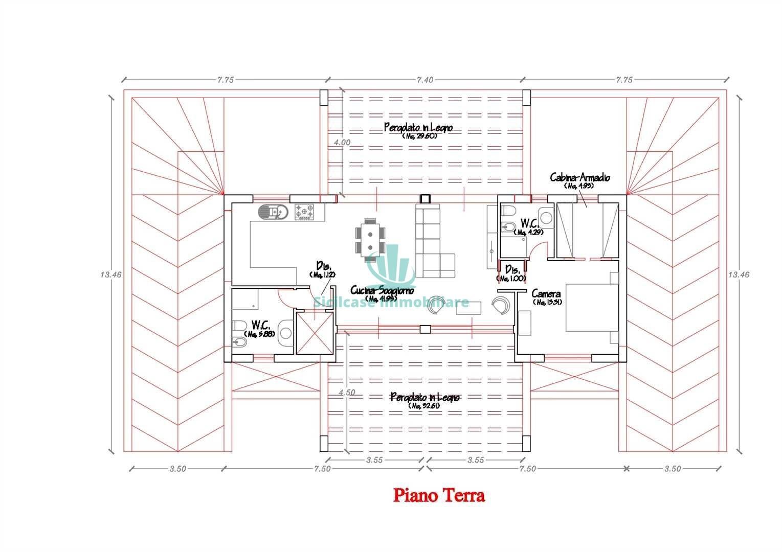 Villa Via Padre Pio Da Pietralcina 24, Capaci - floor plans 1