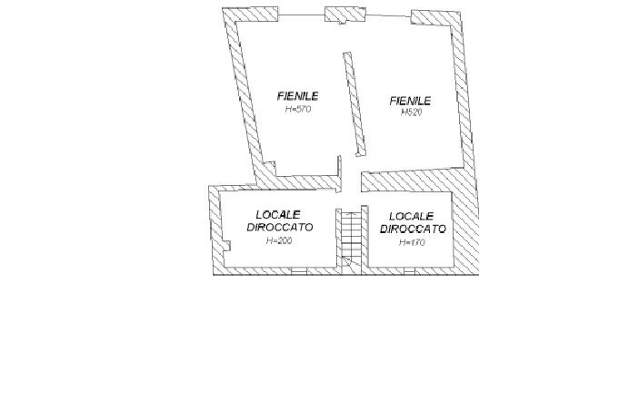 Rustico Borgo Saretto, Snc, Acceglio - planimetria 1