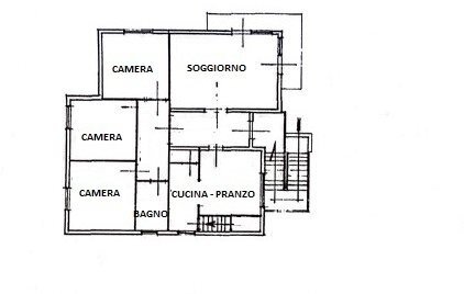 Planimetria p.1 - Villa Via del Popolo, Pontedera - floor plans 1