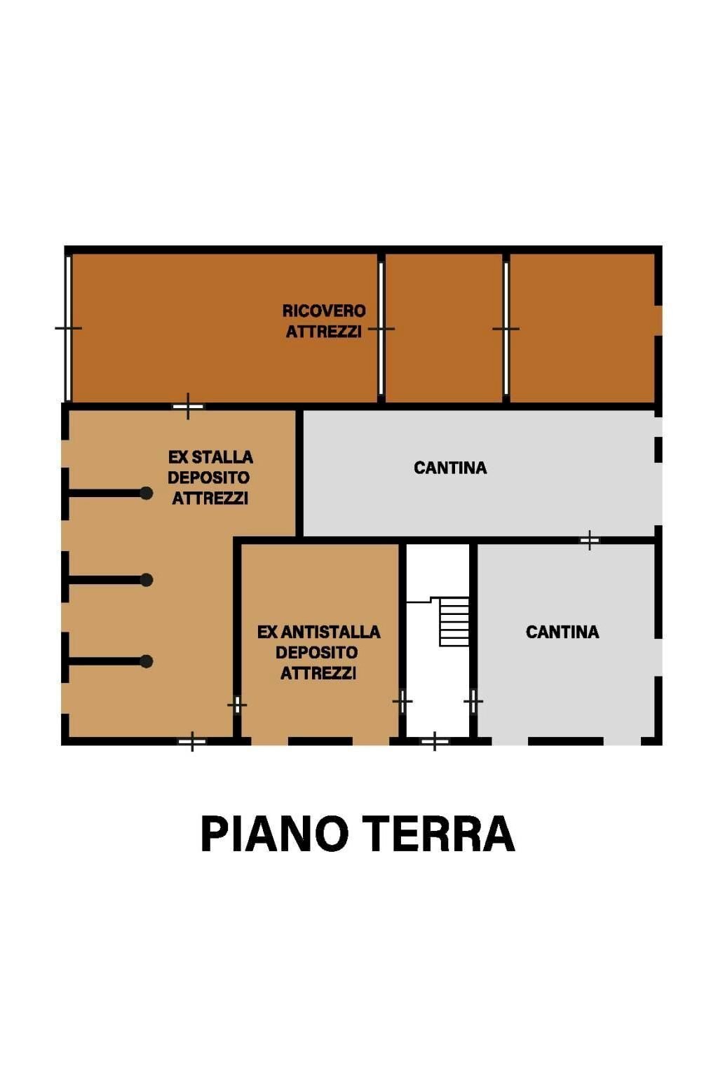 Rustic via Granarolo, Faenza - floor plans 1