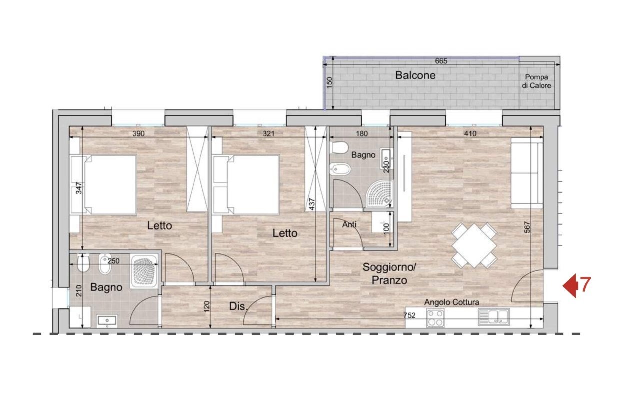 App.7 copia.jpg - Trilocale Reggio nell'Emilia - foto 2