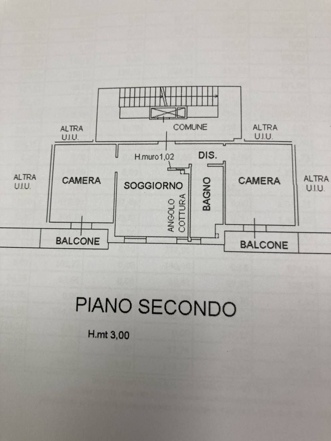 Appartamento via Leonello Grossi, Bologna (zona Costa Saragozza) - planimetria 1