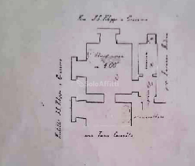 pln - Two-room apartment Vico San Severino, Napoli - floor plans 1
