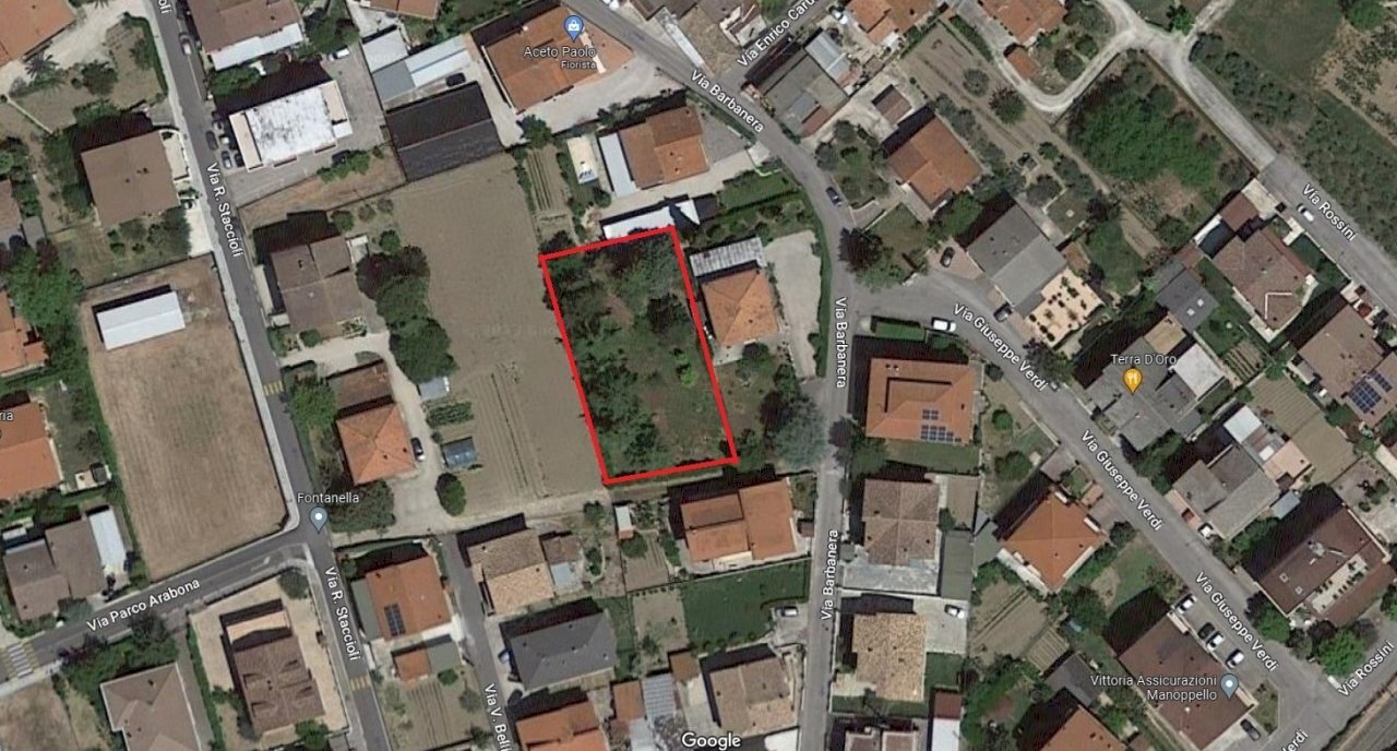 planimetria - Terreno edificabile Via Barbanera, Manoppello - foto 1