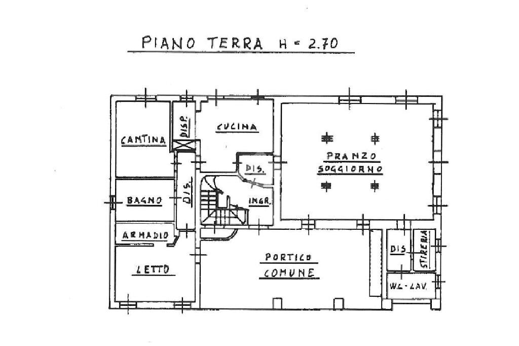 Villa Via Pescatora, Castelnovo di Sotto - planimetria 1