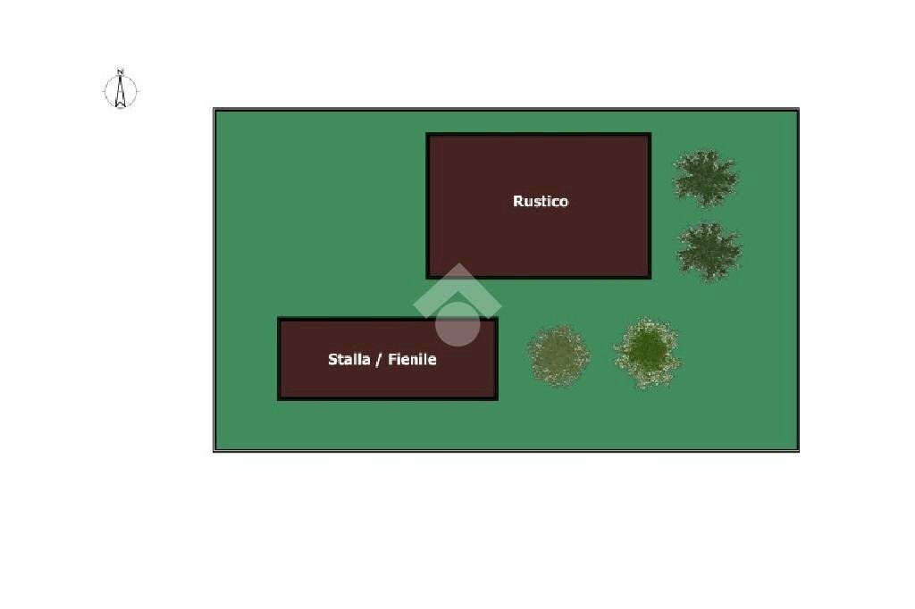 Rustico Via Bellaria, Correggio - planimetria 1