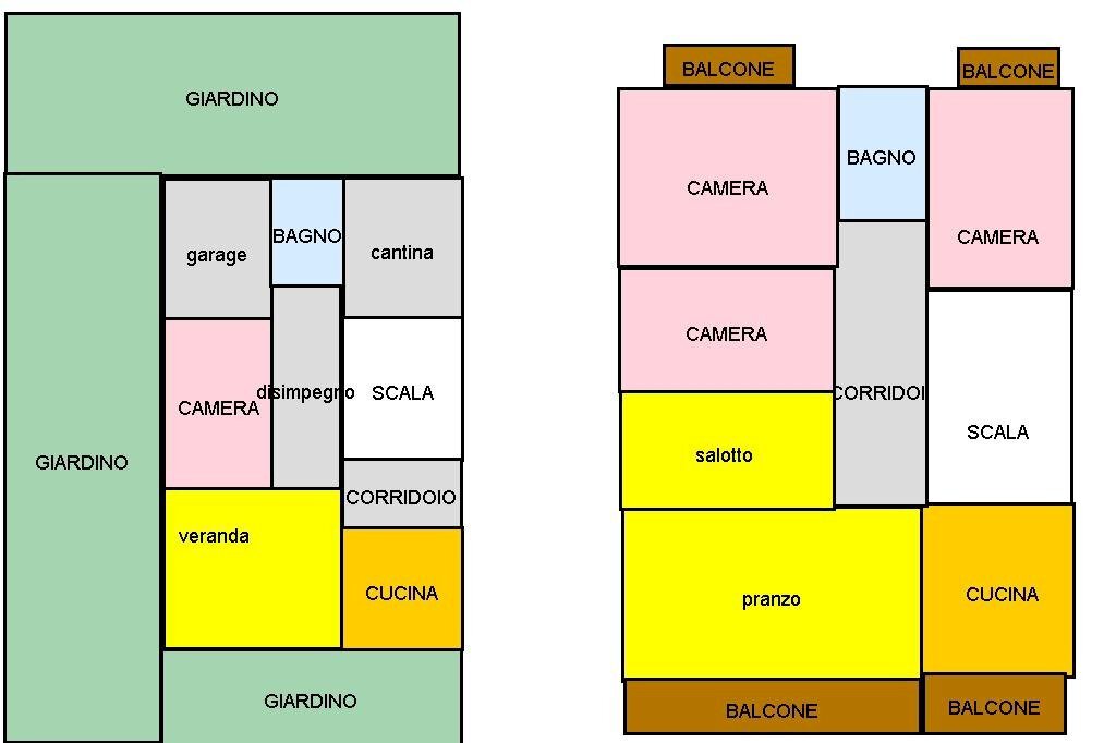 Porzione di casa piazza della repubblica, Castelfranco Emilia - planimetria 1