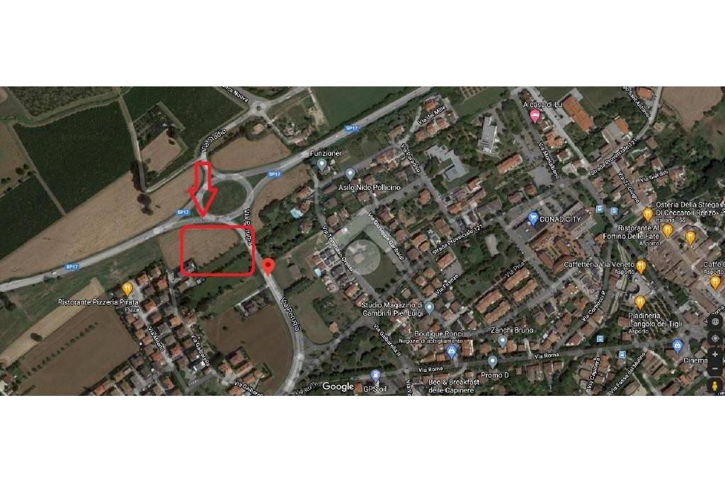 Terreno agricolo via roma, San Giovanni in Marignano - planimetria 1