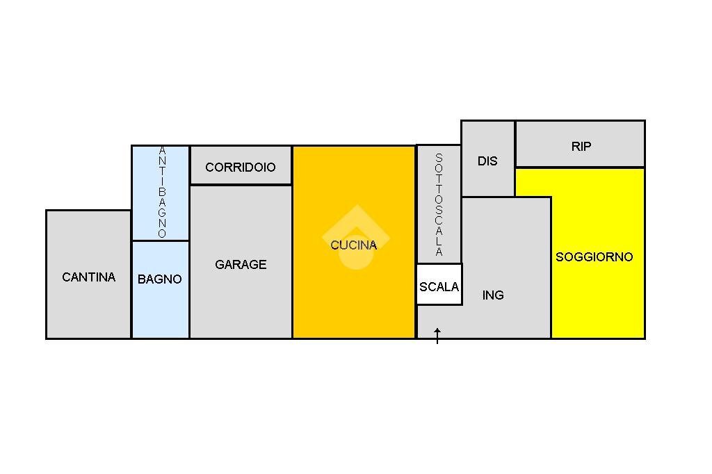 Casa semi indipendente Via Villafranca, Medolla - planimetria 1